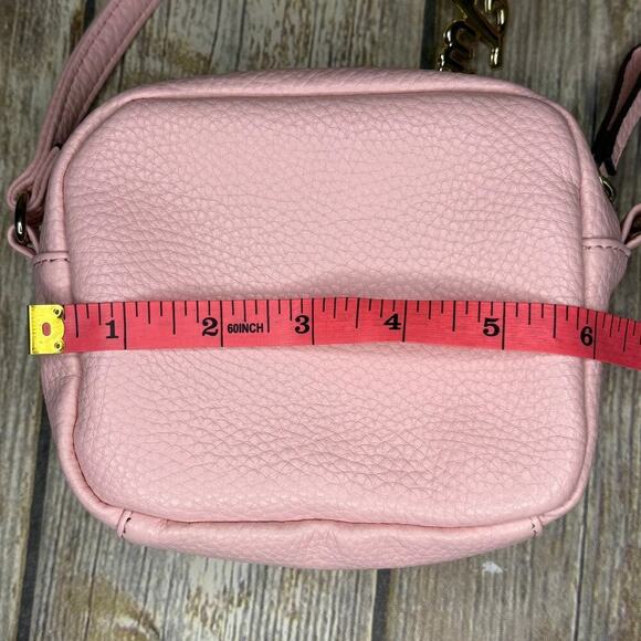 Juicy Couture Light Pink Gold Soft Girl Mini Crossbody Purse - Picture 3 of 10